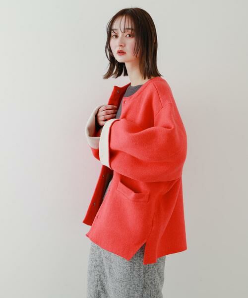SENSE OF PLACE by URBAN RESEARCH / センスオブプレイス バイ アーバンリサーチ その他アウター | バイカラーニットコート | 詳細2
