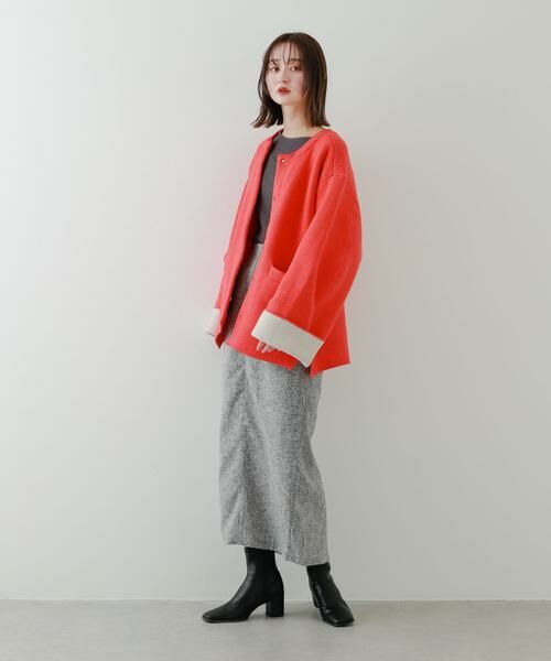 SENSE OF PLACE by URBAN RESEARCH / センスオブプレイス バイ アーバンリサーチ その他アウター | バイカラーニットコート | 詳細4