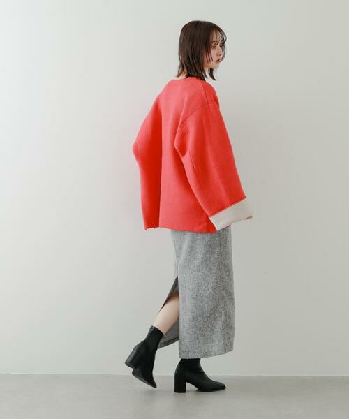 SENSE OF PLACE by URBAN RESEARCH / センスオブプレイス バイ アーバンリサーチ その他アウター | バイカラーニットコート | 詳細6