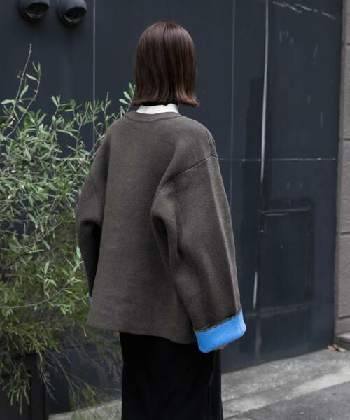 SENSE OF PLACE by URBAN RESEARCH / センスオブプレイス バイ アーバンリサーチ その他アウター | バイカラーニットコート | 詳細26