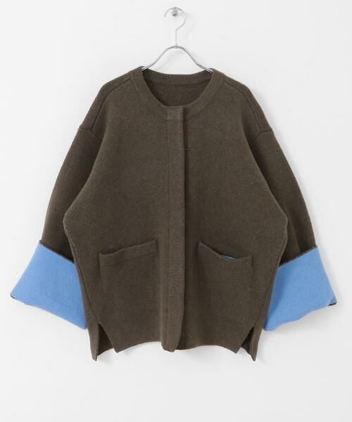 SENSE OF PLACE by URBAN RESEARCH / センスオブプレイス バイ アーバンリサーチ その他アウター | バイカラーニットコート | 詳細29