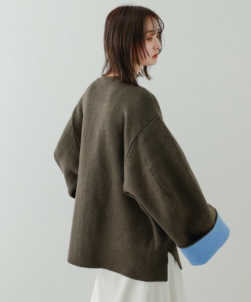 SENSE OF PLACE by URBAN RESEARCH / センスオブプレイス バイ アーバンリサーチ その他アウター | バイカラーニットコート | 詳細19