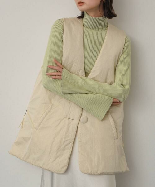 SENSE OF PLACE by URBAN RESEARCH / センスオブプレイス バイ アーバンリサーチ ダウンジャケット・ベスト | サイドジップパフベスト | 詳細1