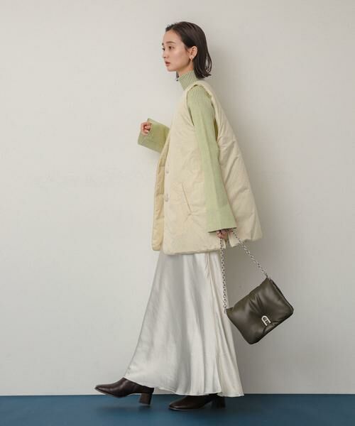 SENSE OF PLACE by URBAN RESEARCH / センスオブプレイス バイ アーバンリサーチ ダウンジャケット・ベスト | サイドジップパフベスト | 詳細10