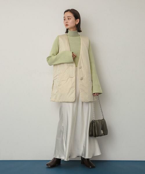 SENSE OF PLACE by URBAN RESEARCH / センスオブプレイス バイ アーバンリサーチ ダウンジャケット・ベスト | サイドジップパフベスト | 詳細8