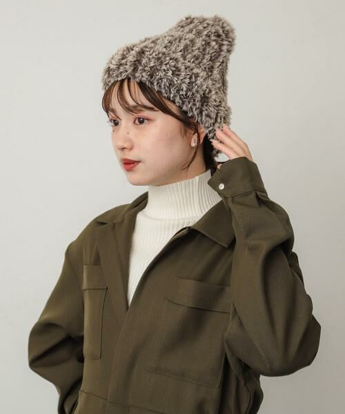 SENSE OF PLACE by URBAN RESEARCH / センスオブプレイス バイ アーバンリサーチ ニットキャップ | シャギーニットキャップ | 詳細1