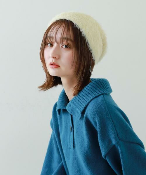 SENSE OF PLACE by URBAN RESEARCH / センスオブプレイス バイ アーバンリサーチ ニットキャップ | 『別注』さらさ×SENSE OF PLACE　シャギービーニー | 詳細2