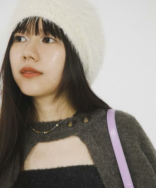 SENSE OF PLACE by URBAN RESEARCH / センスオブプレイス バイ アーバンリサーチ ニットキャップ | 『別注』さらさ×SENSE OF PLACE　シャギービーニー | 詳細5