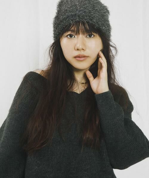 SENSE OF PLACE by URBAN RESEARCH / センスオブプレイス バイ アーバンリサーチ ニットキャップ | 『別注』さらさ×SENSE OF PLACE　シャギービーニー | 詳細24