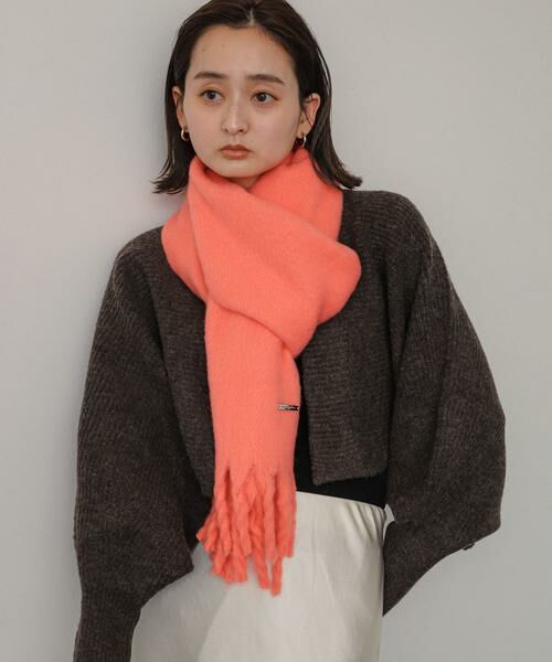 SENSE OF PLACE by URBAN RESEARCH/センスオブプレイス バイ アーバンリサーチ モヘアライクストール レッド系その他 one