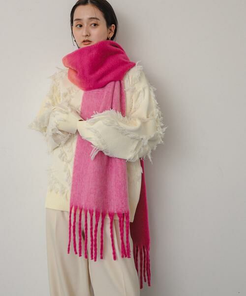 SENSE OF PLACE by URBAN RESEARCH / センスオブプレイス バイ アーバンリサーチ マフラー・ショール・スヌード・ストール | 『一部WEB限定カラー』パネルボーダーストール | 詳細3