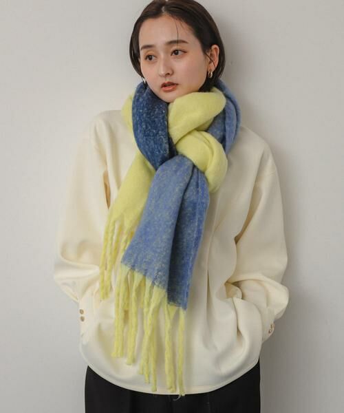 SENSE OF PLACE by URBAN RESEARCH / センスオブプレイス バイ アーバンリサーチ マフラー・ショール・スヌード・ストール | 『一部WEB限定カラー』パネルボーダーストール | 詳細16