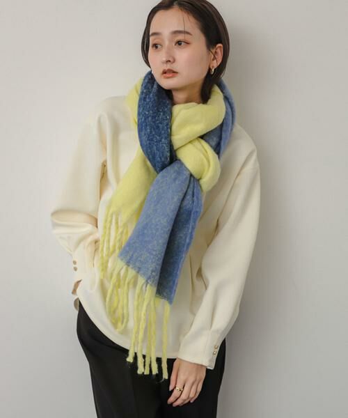 SENSE OF PLACE by URBAN RESEARCH / センスオブプレイス バイ アーバンリサーチ マフラー・ショール・スヌード・ストール | 『一部WEB限定カラー』パネルボーダーストール | 詳細17