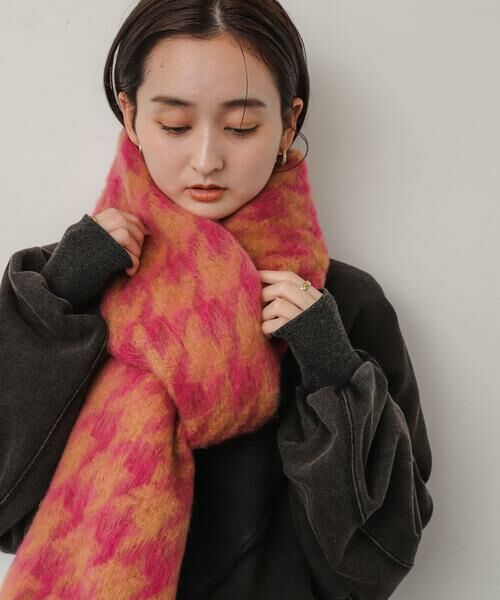 SENSE OF PLACE by URBAN RESEARCH / センスオブプレイス バイ アーバンリサーチ マフラー・ショール・スヌード・ストール | チドリガラストール | 詳細9