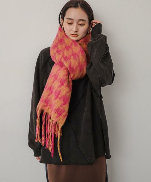 SENSE OF PLACE by URBAN RESEARCH / センスオブプレイス バイ アーバンリサーチ マフラー・ショール・スヌード・ストール | チドリガラストール | 詳細10