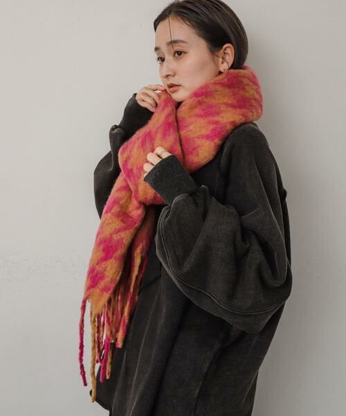 SENSE OF PLACE by URBAN RESEARCH / センスオブプレイス バイ アーバンリサーチ マフラー・ショール・スヌード・ストール | チドリガラストール | 詳細11