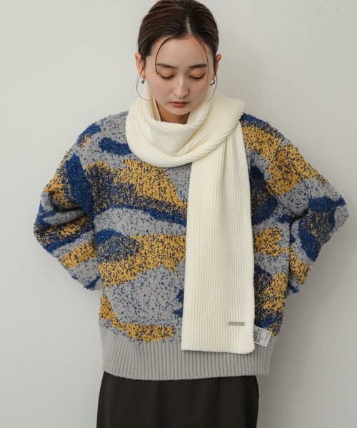 SENSE OF PLACE by URBAN RESEARCH / センスオブプレイス バイ アーバンリサーチ マフラー・ショール・スヌード・ストール | モチモチニットストール | 詳細14