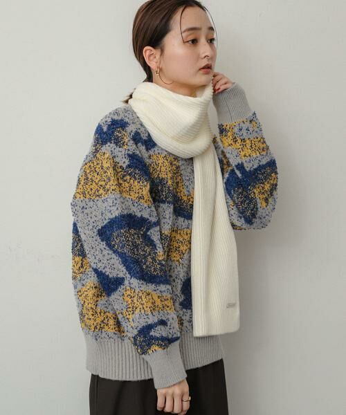 SENSE OF PLACE by URBAN RESEARCH / センスオブプレイス バイ アーバンリサーチ マフラー・ショール・スヌード・ストール | モチモチニットストール | 詳細16