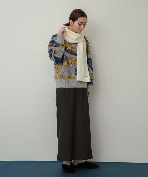 SENSE OF PLACE by URBAN RESEARCH / センスオブプレイス バイ アーバンリサーチ マフラー・ショール・スヌード・ストール | モチモチニットストール | 詳細18