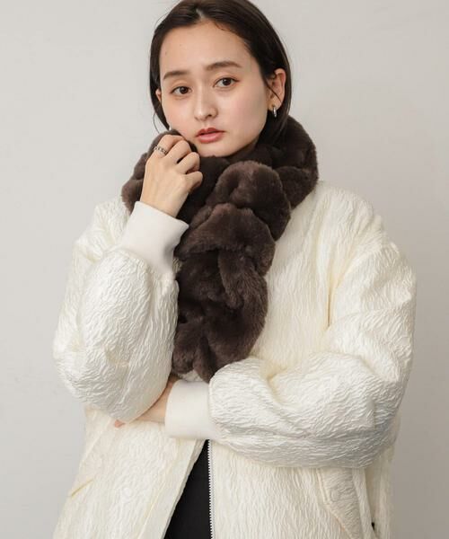 SENSE OF PLACE by URBAN RESEARCH / センスオブプレイス バイ アーバンリサーチ マフラー・ショール・スヌード・ストール | ウェーブティペット | 詳細2