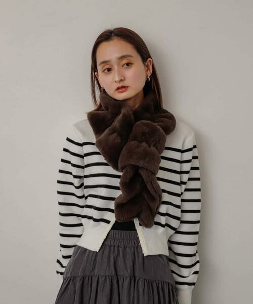 SENSE OF PLACE by URBAN RESEARCH / センスオブプレイス バイ アーバンリサーチ マフラー・ショール・スヌード・ストール | ウェーブティペット | 詳細5