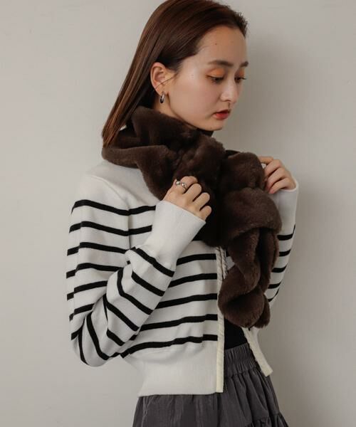 SENSE OF PLACE by URBAN RESEARCH / センスオブプレイス バイ アーバンリサーチ マフラー・ショール・スヌード・ストール | ウェーブティペット | 詳細6