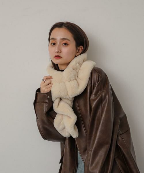 SENSE OF PLACE by URBAN RESEARCH / センスオブプレイス バイ アーバンリサーチ マフラー・ショール・スヌード・ストール | ウェーブティペット | 詳細12