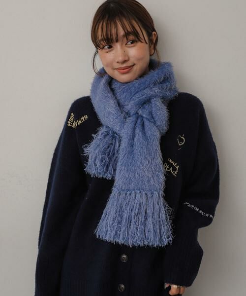 SENSE OF PLACE by URBAN RESEARCH / センスオブプレイス バイ アーバンリサーチ マフラー・ショール・スヌード・ストール | シャギーストール | 詳細2
