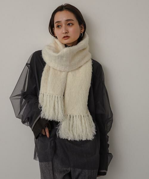 SENSE OF PLACE by URBAN RESEARCH / センスオブプレイス バイ アーバンリサーチ マフラー・ショール・スヌード・ストール | シャギーストール | 詳細7