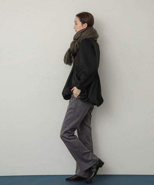 SENSE OF PLACE by URBAN RESEARCH / センスオブプレイス バイ アーバンリサーチ マフラー・ショール・スヌード・ストール | ニットフリンジストール | 詳細13