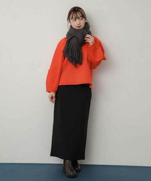 SENSE OF PLACE by URBAN RESEARCH / センスオブプレイス バイ アーバンリサーチ マフラー・ショール・スヌード・ストール | ニットフリンジストール | 詳細26