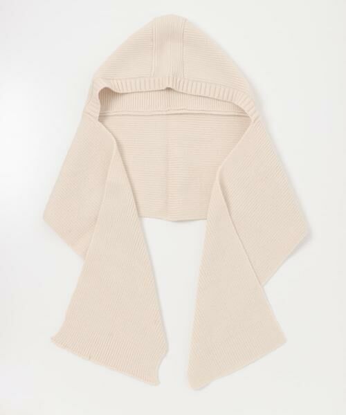 SENSE OF PLACE by URBAN RESEARCH / センスオブプレイス バイ アーバンリサーチ マフラー・ショール・スヌード・ストール | フードツキニットストール | 詳細10