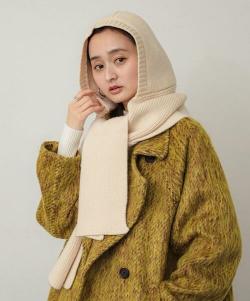 SENSE OF PLACE by URBAN RESEARCH / センスオブプレイス バイ アーバンリサーチ マフラー・ショール・スヌード・ストール | フードツキニットストール | 詳細2