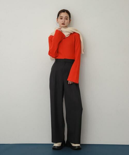 SENSE OF PLACE by URBAN RESEARCH / センスオブプレイス バイ アーバンリサーチ マフラー・ショール・スヌード・ストール | フードツキニットストール | 詳細8