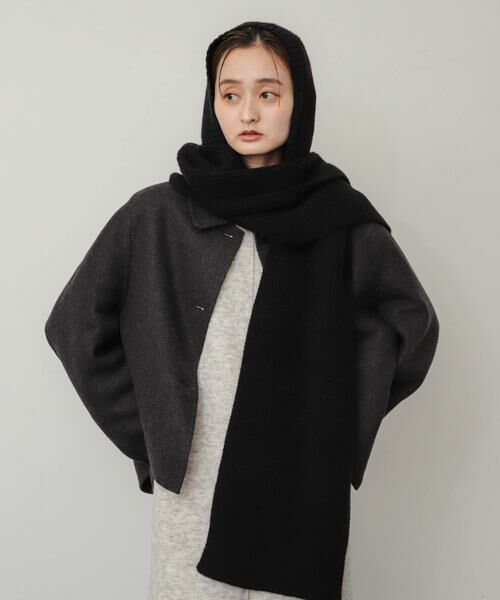 SENSE OF PLACE by URBAN RESEARCH / センスオブプレイス バイ アーバンリサーチ マフラー・ショール・スヌード・ストール | フードツキニットストール | 詳細13