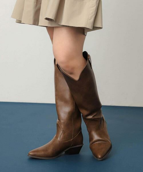 SENSE OF PLACE by URBAN RESEARCH / センスオブプレイス バイ アーバンリサーチ ブーツ（ショート丈） | ポインテッドウエスタンブーツ | 詳細3