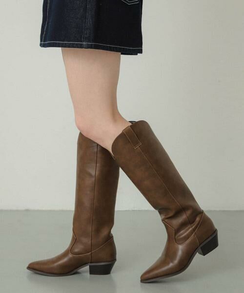 SENSE OF PLACE by URBAN RESEARCH / センスオブプレイス バイ アーバンリサーチ ブーツ（ショート丈） | ポインテッドウエスタンブーツ | 詳細4