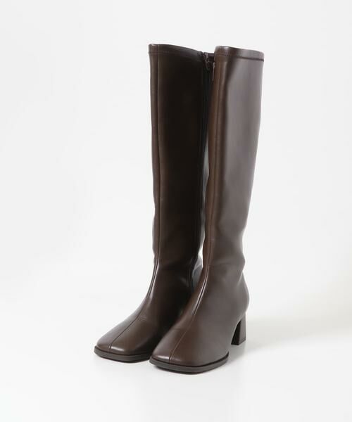 SENSE OF PLACE by URBAN RESEARCH / センスオブプレイス バイ アーバンリサーチ ブーツ（ショート丈） | 『消臭』スクエアトゥストレッチロングブーツ | 詳細14
