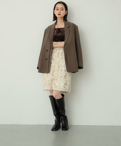 SENSE OF PLACE by URBAN RESEARCH / センスオブプレイス バイ アーバンリサーチ ブーツ（ショート丈） | 『消臭』スクエアトゥストレッチロングブーツ | 詳細23