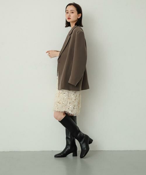 SENSE OF PLACE by URBAN RESEARCH / センスオブプレイス バイ アーバンリサーチ ブーツ（ショート丈） | 『消臭』スクエアトゥストレッチロングブーツ | 詳細24