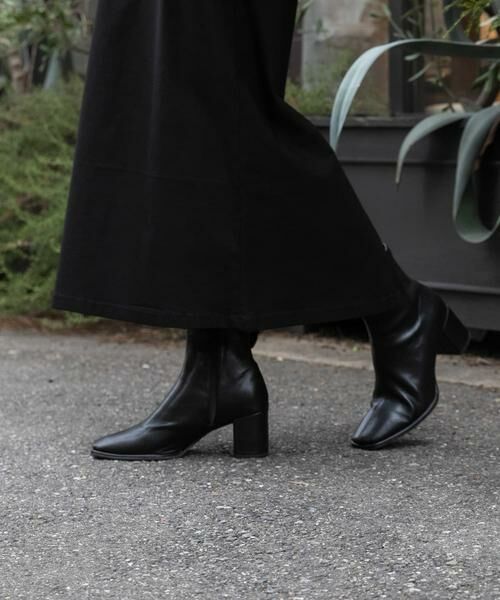 SENSE OF PLACE by URBAN RESEARCH / センスオブプレイス バイ アーバンリサーチ ブーツ（ショート丈） | 『消臭』スクエアトウセンターシームストレッチブーツ | 詳細1