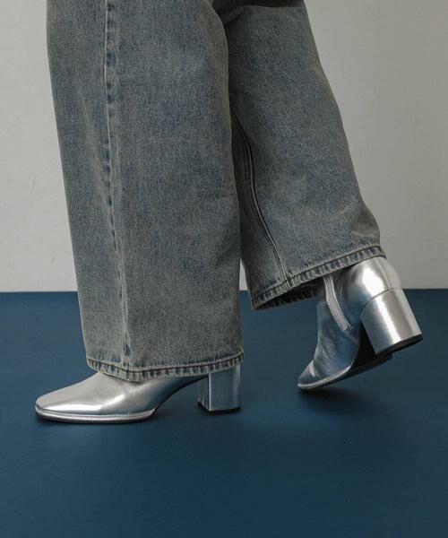 SENSE OF PLACE by URBAN RESEARCH / センスオブプレイス バイ アーバンリサーチ ブーツ（ショート丈） | 『消臭』スクエアトウセンターシームストレッチブーツ | 詳細30