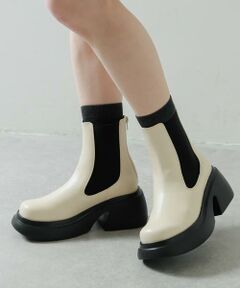 SENSE OF PLACE by URBAN RESEARCH / センスオブプレイス バイ アーバンリサーチ ブーツ（ショート丈） | 『消臭』サイドゴアボリュームソールブーツ