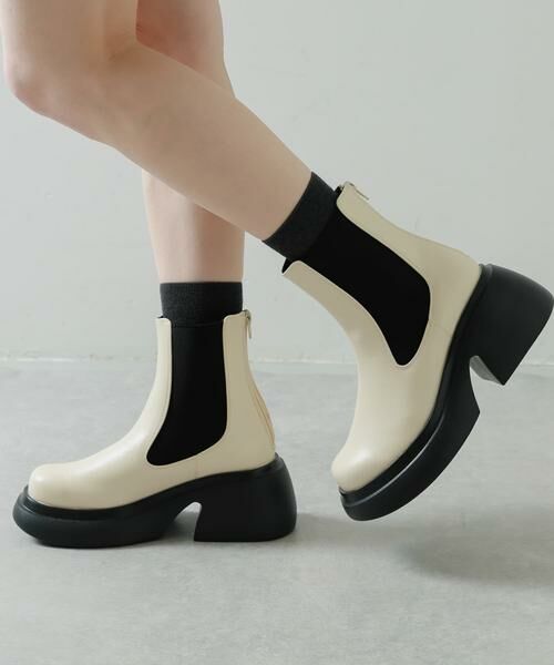 SENSE OF PLACE by URBAN RESEARCH / センスオブプレイス バイ アーバンリサーチ ブーツ（ショート丈） | 『消臭』サイドゴアボリュームソールブーツ | 詳細2