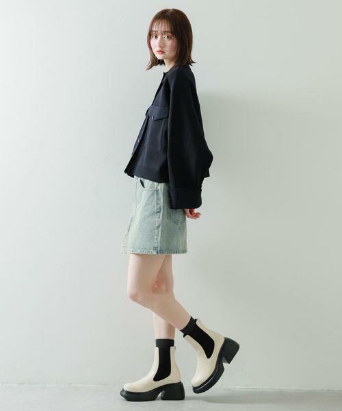 SENSE OF PLACE by URBAN RESEARCH / センスオブプレイス バイ アーバンリサーチ ブーツ（ショート丈） | 『消臭』サイドゴアボリュームソールブーツ | 詳細4