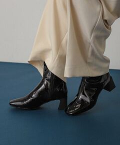 SENSE OF PLACE by URBAN RESEARCH / センスオブプレイス バイ アーバンリサーチ ブーツ（ショート丈） | 『抗菌』『消臭』スクエアトゥエナメルブーツ