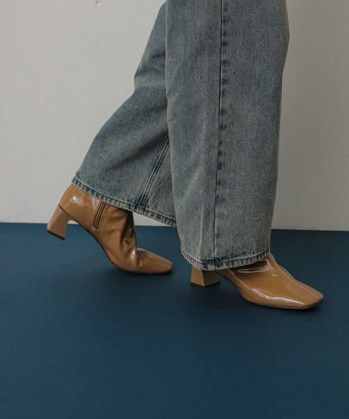 SENSE OF PLACE by URBAN RESEARCH / センスオブプレイス バイ アーバンリサーチ ブーツ（ショート丈） | 『抗菌』『消臭』スクエアトゥエナメルブーツ | 詳細2