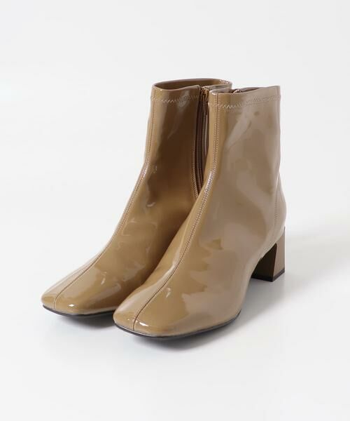 SENSE OF PLACE by URBAN RESEARCH / センスオブプレイス バイ アーバンリサーチ ブーツ（ショート丈） | 『抗菌』『消臭』スクエアトゥエナメルブーツ | 詳細8