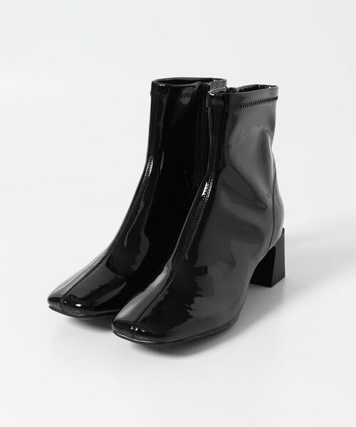 SENSE OF PLACE by URBAN RESEARCH / センスオブプレイス バイ アーバンリサーチ ブーツ（ショート丈） | 『抗菌』『消臭』スクエアトゥエナメルブーツ | 詳細24