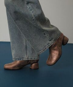 SENSE OF PLACE by URBAN RESEARCH / センスオブプレイス バイ アーバンリサーチ ブーツ（ショート丈） | ヴィンテージライクメタリックブーツ